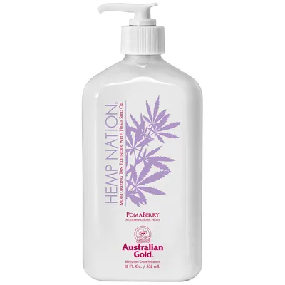 Obrázek produktu pro Australian Gold Hemp Nation Pomaberry tělový balzám po opalování s konopným olejem, prodlužuje opálení, 535 ml