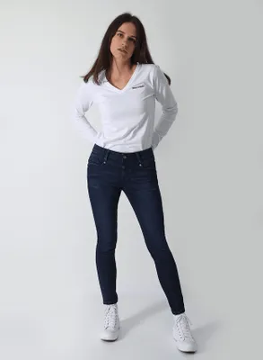 Produktbild von MOD JEANS ELLEN SKINNY FIT stretchy blue jogg AU23-2002.3678 W33 L32