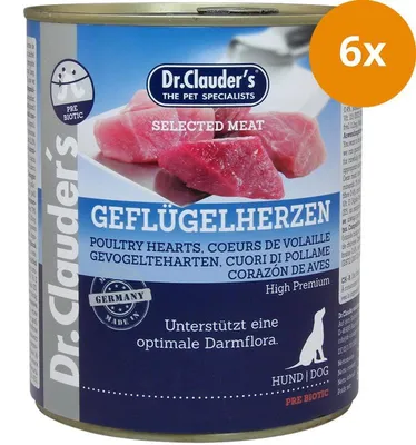 Produktbild von Dr. Clauder´s Selected meat Geflügelherzen 800g