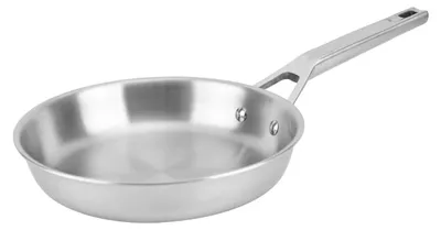 Bratpfanne 20 cm, Edelstahl, 3-schichtig, ofenfest, spiegelglänzend