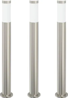 Produktbild von vidaXL Pollerleuchten 3er 80 cm Edelstahl IP44