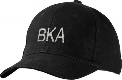 Produktbild von Baseballcap mit Stick - BKA - 68441 schwarz