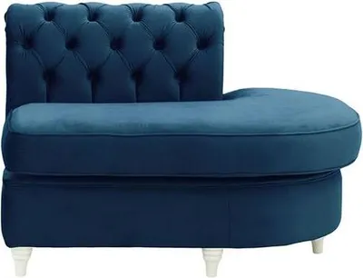 Produktbild von Chesterfield Modul - Abschlusselement rund, rechts (ECR)-Velluto 11-white