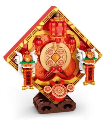 Immagine prodotto di Reobrix 569 Figura di leone - Set di costruzione a incastro decorativo - 498 pezzi
