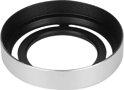 Image de LHX10 Couvercle d'objectif d'appareil photo détachable en métal compact pour Fuji x10/x20/x30 (Argent)