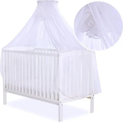 Produktbild von Moskitonetz Chiffon – Moskitonetz – Komplettschutz für Wiege und Bett
