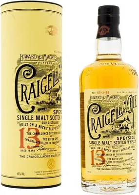 Imagen del producto de Whisky escocés Single Malt Highland de Craigellachie, añejo 13 años, en presentación de regalo | 46% vol | 0,7 l