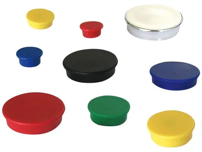 Produktbild von Beloh Organisationsmagnete rund 10mm weiß