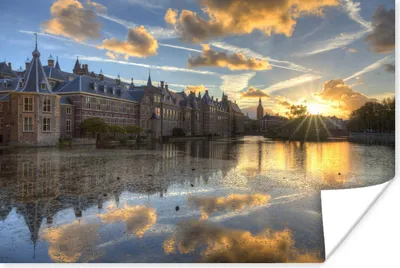 Produktbild von MuchoWow® Poster Den Haag - Torentje - Sonne 120x80 cm - Bilder