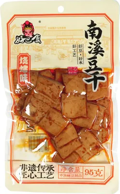 Produktbild von Hao Ba Shi Getrockneter Tofu Snack BBQ Geschmack 95g