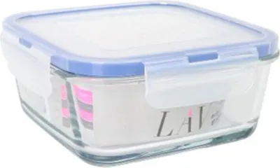 Image de Boîte à lunch hermétique LAV Bleu Transparent 0,72 l (12 pièces)