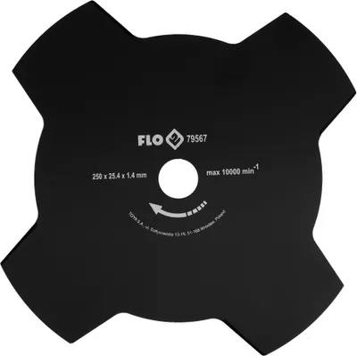 Image de Disque de coupe à 4 dents pour débroussailleuse, 250 mm, 25,4 mm