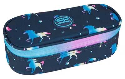Produktbild von Coolpack Piórnik owalny Campus Blue Unicorn