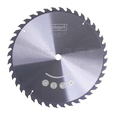 Produktbild von Scheppach HW Sägeblatt - Ø 500 x 30 x 3,6 x 2.6 mm | 40 Zähne | Ersatzsägeblatt für Handkreissägen