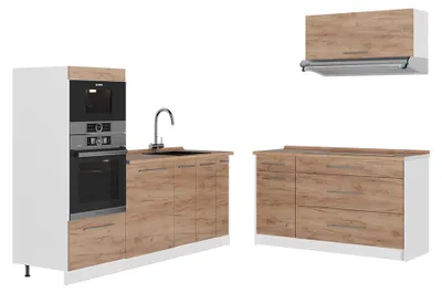 Obrázek produktu pro Kuchyně Vicco Fame-Line Zlatý mocný dub/Bílá 340 cm, PD Dub, Model 62935