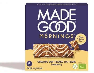 BATONIKI OWSIANE SOFT Z JAGODAMI BEZGLUTENOWE BIO (5 x 30 g) 150 g - MADEGOOD MORNINGS