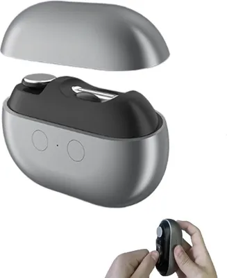 Produktbild von Wiederaufladbarer Nagelknipser für Erwachsene & Senioren, 2 Geschwindigkeiten, ergonomisch, Geschenkset