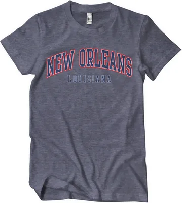 Produktbild von New Orleans - Louisiana T-Shirt - Medium - NavyHeather