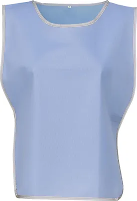Produktbild von YOKO HVJ259 | Fluo Reflective Border Tabard - Überwurfleibchen - Farbe: Sky Blue - Größe: S/M