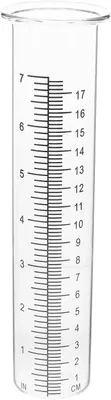 Produktbild von Ersatzglas für Regenmesser 21 cm, Frostsicheres Glas für präzise Niederschlagsmessung im Garten