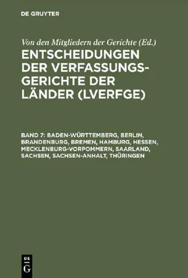 Produktbild von Baden-Württemberg, Berlin, Brandenburg, Bremen, Hamburg, Hessen, Mecklenburg-Vorpommern, Saarland, Sachsen, Sachsen-Anhalt, Thüringen