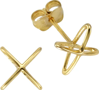 Produktbild von Celesta Gold Ohrringe 375 Gold Kreuz