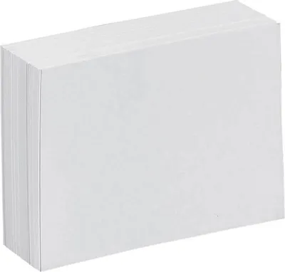 Produktbild von Karteikarten DIN A4 weiß blanko, 100 St.