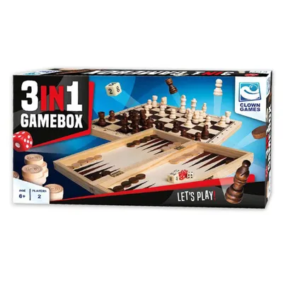 Image de Clown Games - Jeu de magie 3 en 1 "Spellendoos" en bois