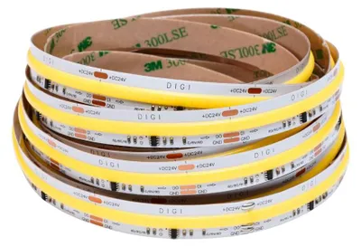 Obrázok produktu pre T-LED Digitálny COB LED pásik 14W/m 24V bez krytia IP20 Farba svetla: Studená biela 079553