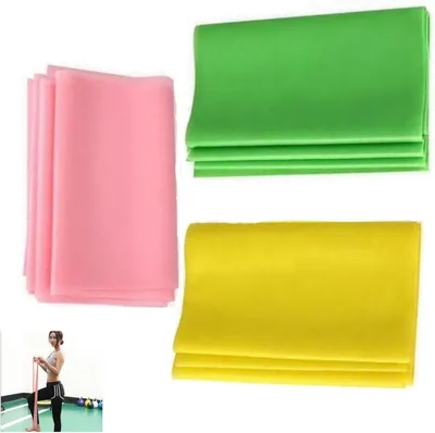 Widerstandsbänder Set von 3 Stück für Gymnastik, Yoga, Pilates und Krafttraining