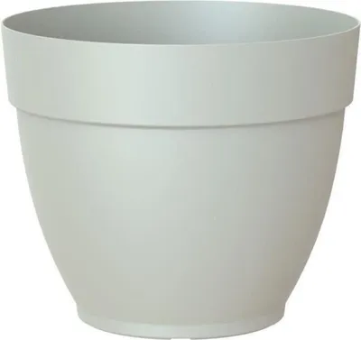 Produktbild von Frostbeständiger Blumentopf – hellgrau, 35 x 35 x 29,4 cm (Höhe)