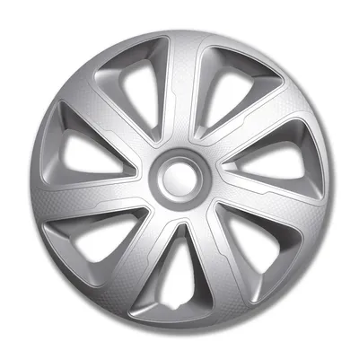 Produktbild von 4 STK 14 Zoll Livorno silber PETEX Radkappen Radzierblenden Satz PKW Auto