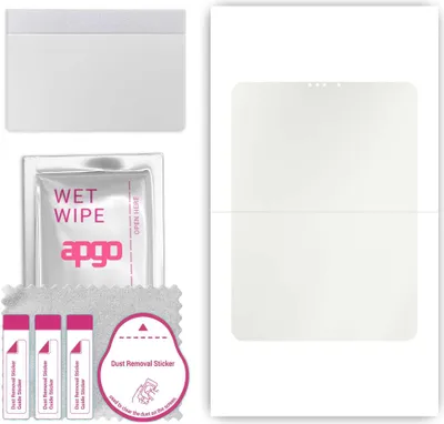 Produktbild von apgo Hydrogel Schutzfolie, Matt, kompatibel mit Apple iPad Pro 11 (2021), flexibele Displayschutzfolie, Folie mit Positionierhilfe, Anti-Fingerprint, kratzfest, einfache Montage