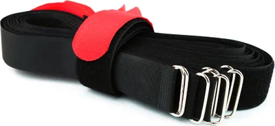 Produktbild von 10 x Klettkabelbinder 80 cm rot - Klett / Flausch auf UNTERSCHIEDLICHEN SEITEN! - DS Metallöse Goodymax®