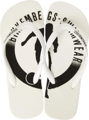 Image de Tongs pour homme BIKKEMBERGS « Mer ou piscine » avec dentelle à logo, référence BKK2MSR01, série : Pupino, taille 42, 100 % caoutchouc