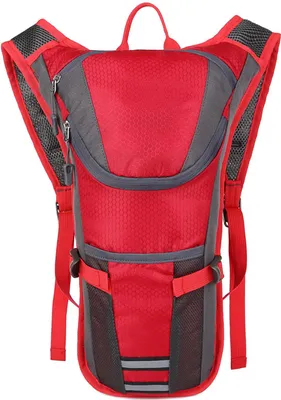 Obrázek produktu pro Hydratační batoh, nylonový turistický batoh, outdoorový batoh s vodním měchýřem na kolo, cyklistiku, běhání