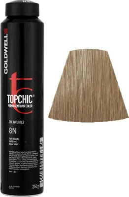Produktbild von Goldwell Topchic The Naturals, Blond, 8N, Light Blonde, Unisex, 250 ml, Alle Haare
