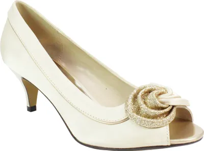 Image de Lunar - Escarpins Ripley pour femme, satin GS272 (40 EU) (couleur champagne)