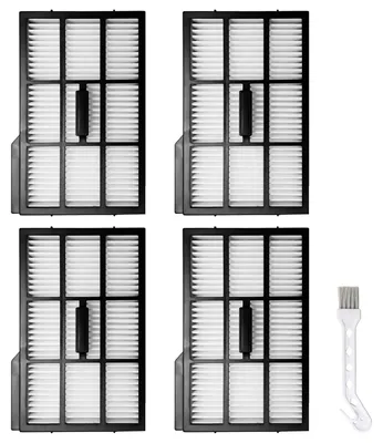 4 Ersatzfilter für Eufy Omni E25/E28, inkl. Bürste