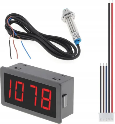 Productafbeelding van Toerenteller Digitaal CF5135C-Z – Hallsensor Met LED | 10–9999 RPM, DC 8–24V, 10mm, 0,1% Nauwkeurigheid | Voor Asen En Ventilatoren