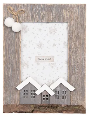 Produktbild von Clayre & Eef Bilderrahmen 10x15 cm Braun Holz