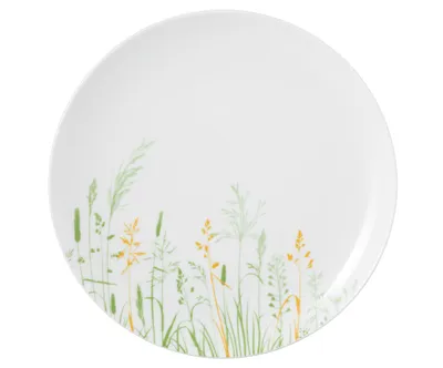 Produktbild von Dessertteller - Weiß - Grün - Gelb - Ø 22,5 cm - Porzellan - Gräsermotiv