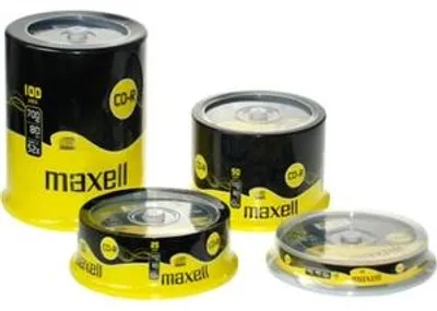 Produktbild von Maxell CD-Rohling - CD-R Rohling - 700 MB - 52x Schreibgeschwindigkeit - 50er Spindel - 120mm - Druckbar - 1,33 Stunde(n) Maximale Aufnahmezeit