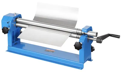 Produktbild von VEVOR Walzmaschine, 610 mm Formbreite, Blechwalzmaschine zum Rollen und Biegen, mit 2 abnehmbaren Walzen für niedriglegierten Stahl, Kupferblech, Aluminiumlegierungsblech