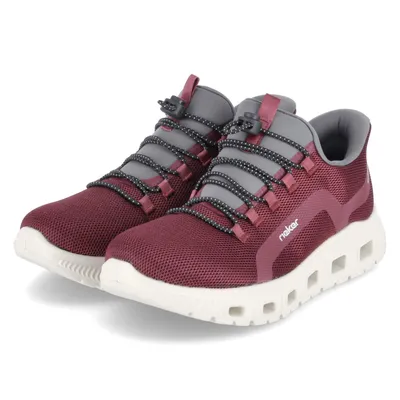 Immagine prodotto di Rieker scarpe da ginnastica slip-on da donna READY 2GO rosso scuro tessile dimensioni: 39