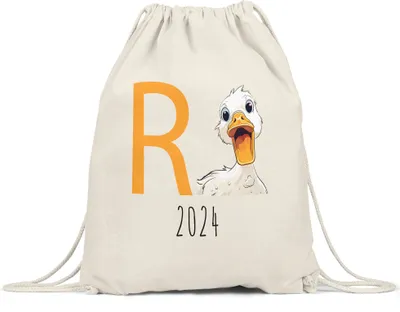 Produktbild von R Ente 2024 Turnbeutel Rente Geschenk Ruhestand Humor Wortwitz