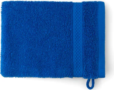 Produktbild von DoubleDry Hotel Kollektion Waschlappen Set - 6 Teilig - 100% Baumwolle - 500 g/m² - Weich - 16x21 cm - Klassisches Blau