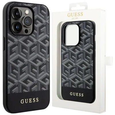 Produktbild von Etui Guess Guhmp14Xhgcfsek Na Iphone 14 Pro Max 6.7 - Czarne Gcube Stripes Magsafe