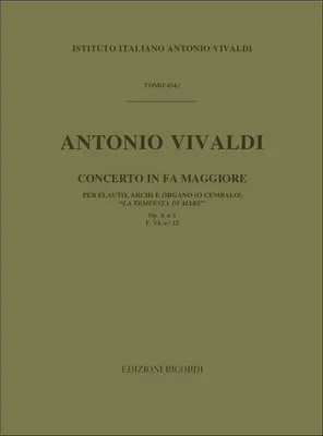 Produktbild von NR141651 Concertofor flute, string orchestra and Bc