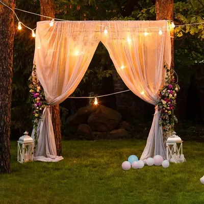 Image de Elzusha - Structure en forme de ballon métallique pour la décoration de mariages et d'événements
